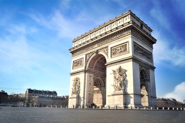 Triumphbogen des Sterns (Arc de Triomphe de l'Étoile), Platz des Sterns (Place de l'Étoile, Place Charles de Gaulle), Paris