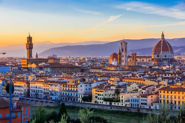 Vue de Florence depuis la Piazzale Michelangelo