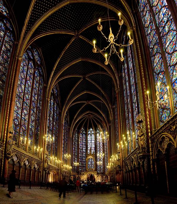Sainte-Chapelle-Innenraum Paris