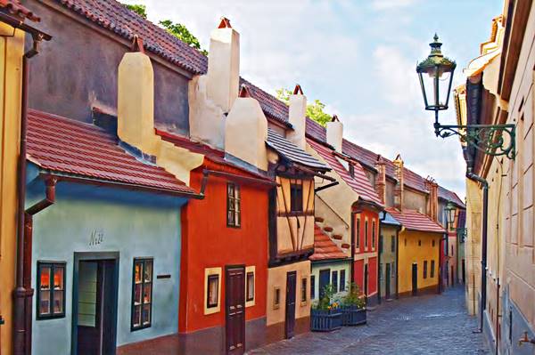 La ruelle dorée abrite le château de Prague