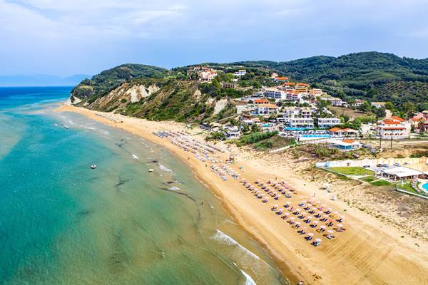 Plage d’Agios Stefanos Avliotes à Corfou