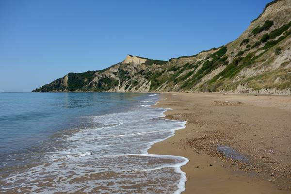 Plage d’Arkoudilas à Corfou