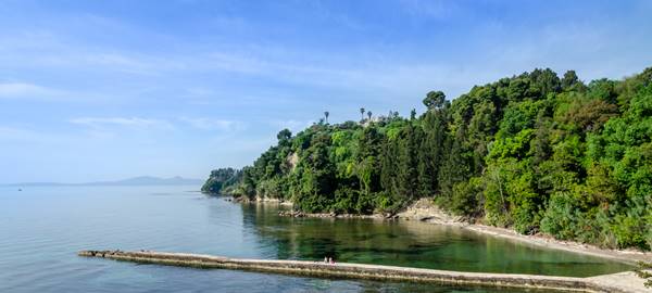 Plage de Kardaki à Corfou