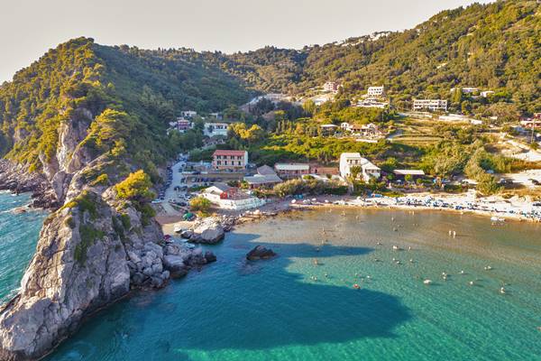 Plage de Kontogialos à Corfou