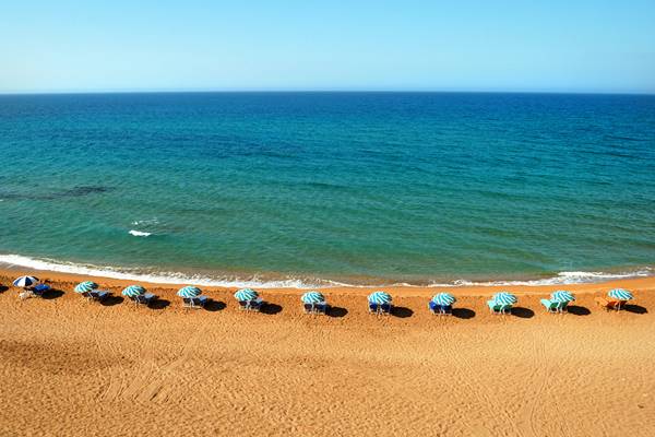 Plage de Marathias à Corfou