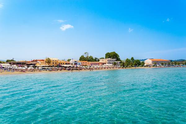 Plage de Roda à Corfou