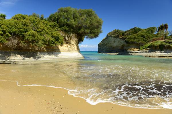 Plage de Sidari Canal à Corfou
