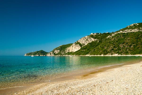 Plage d’Agios Georgios Pagon à Corfou