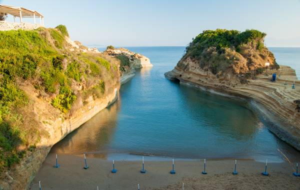 Plage de Canal d’Amour à Sidari Corfou