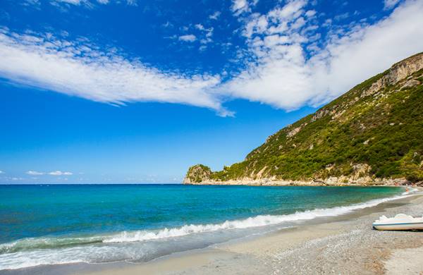 Plage d’Ermones à Corfou