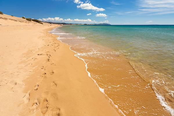 Plage d’Issos à Corfou