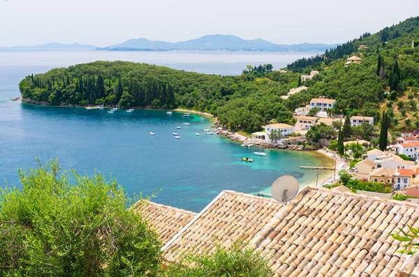 Plage de Kalami à Corfou